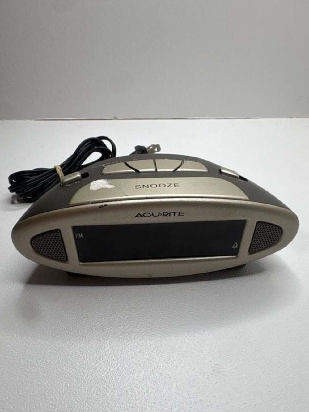 (Tested Works )AcuRite 13027 Intelli-Time Digital Electric Alarm Clock